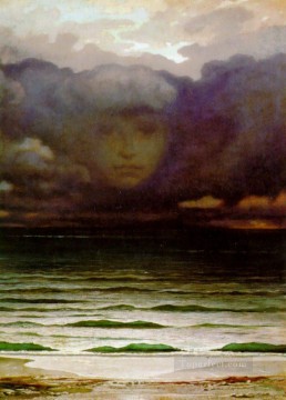  Symbolism Oil Painting - Memory symbolism Elihu Vedder